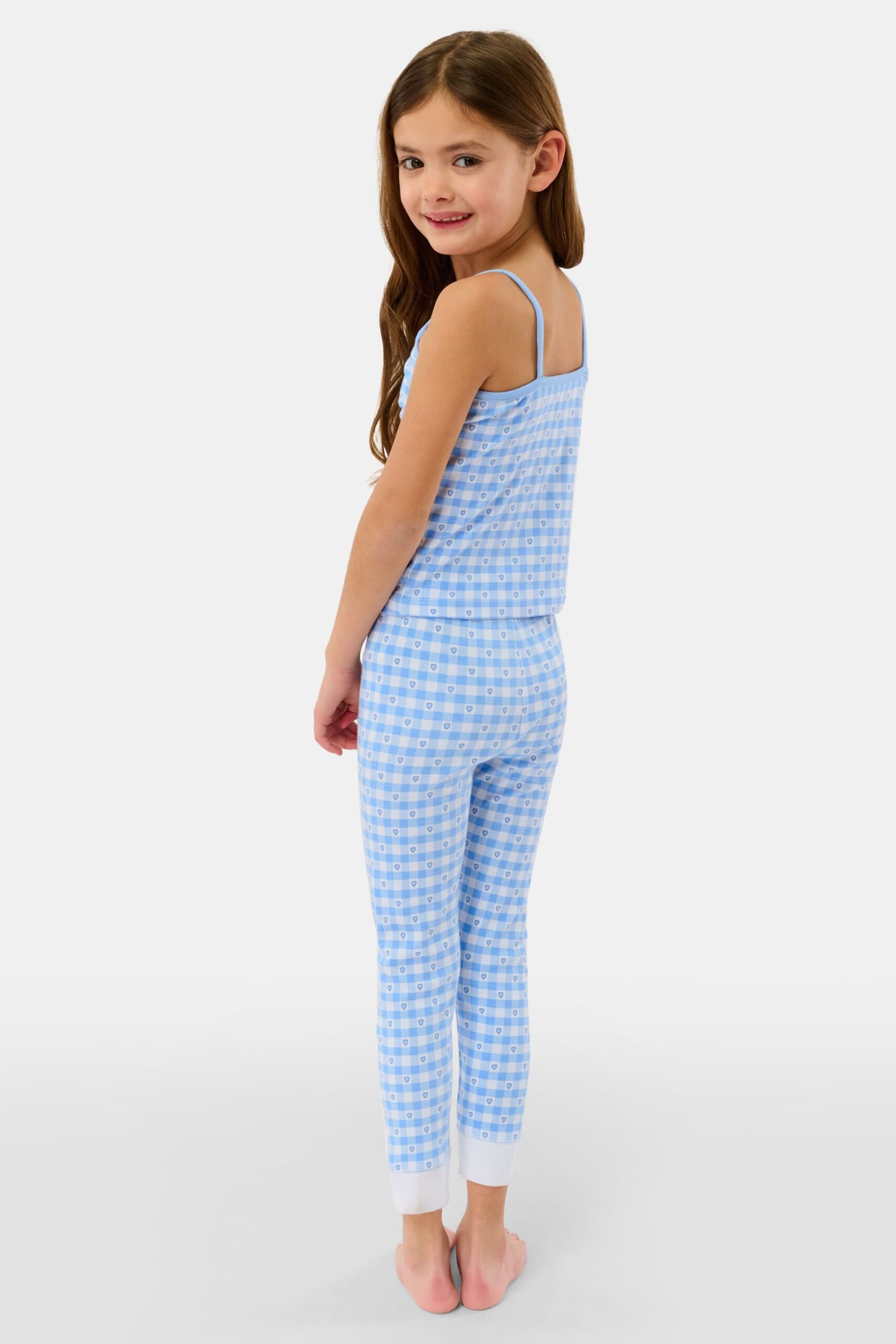 Kids Gingham Hearts Campbell Set