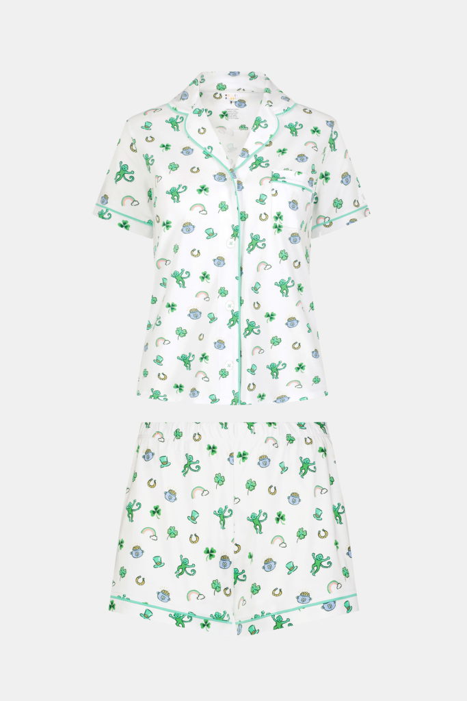 Luck O’ The Monkey Polo Pajamas