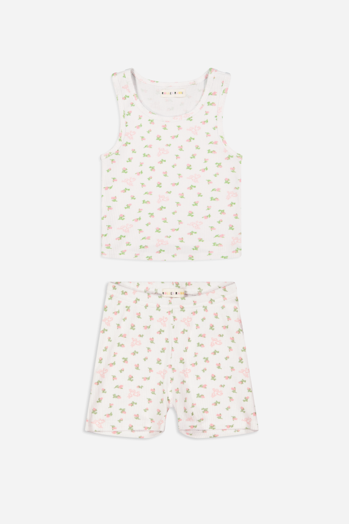 Kids Mini Monkey Blossom Mila Tank Set