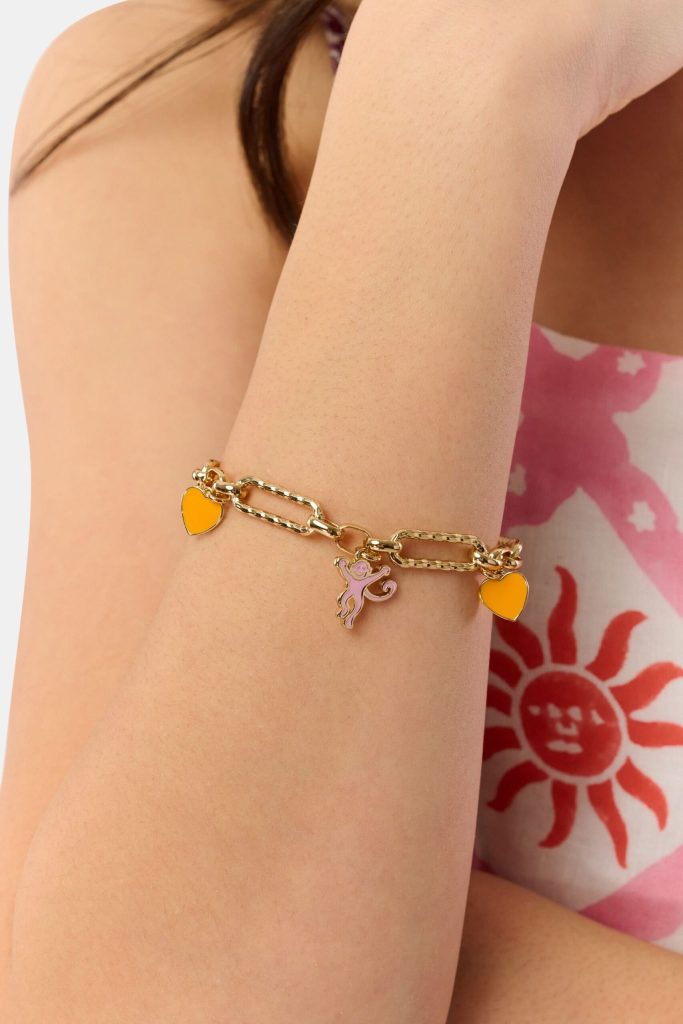Lovely Monkey Charm Bracelet