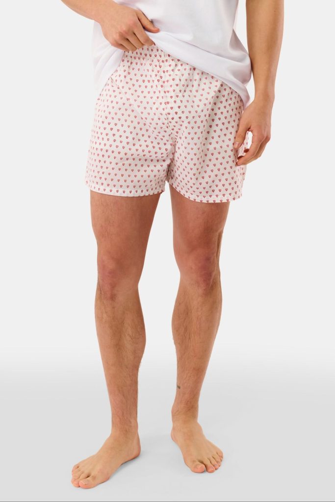 Mens Hearts Boxer Set