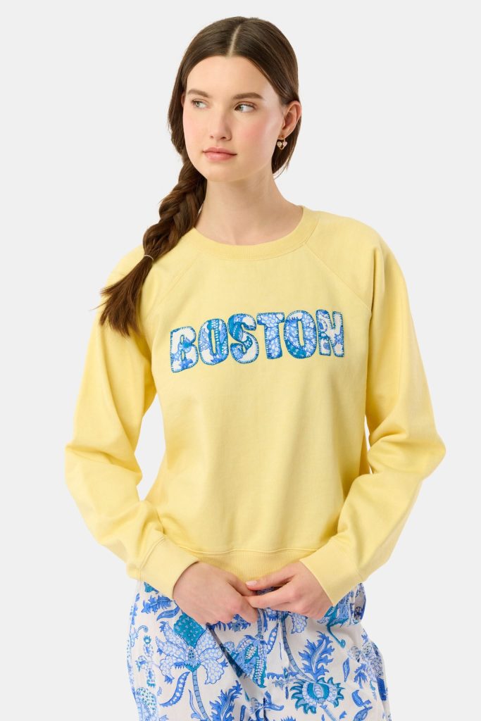 Boston Applique Crewneck