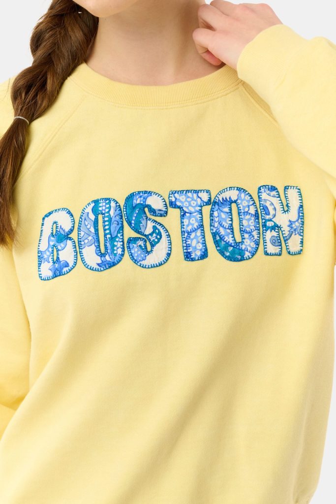 Boston Applique Crewneck