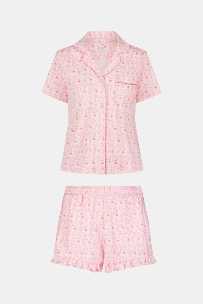 Monkey Rosebud Wyatt Polo Pajamas