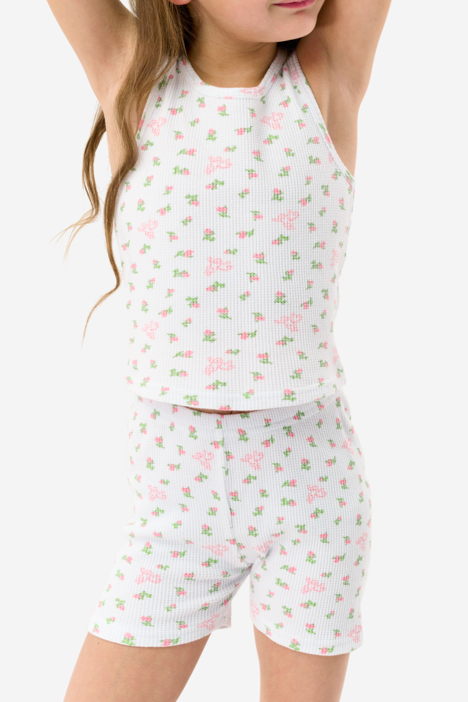 Kids Mini Monkey Blossom Mila Tank Set