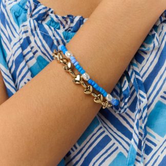 Colorful Hearts Bracelet Stack