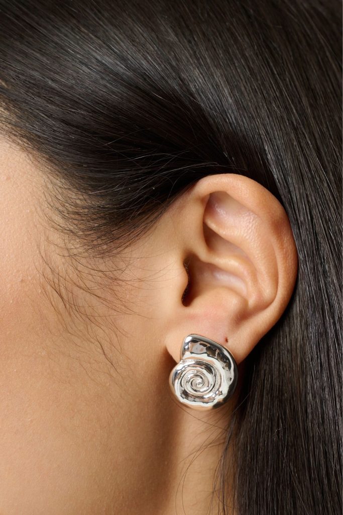 Swirl Stud Earrings