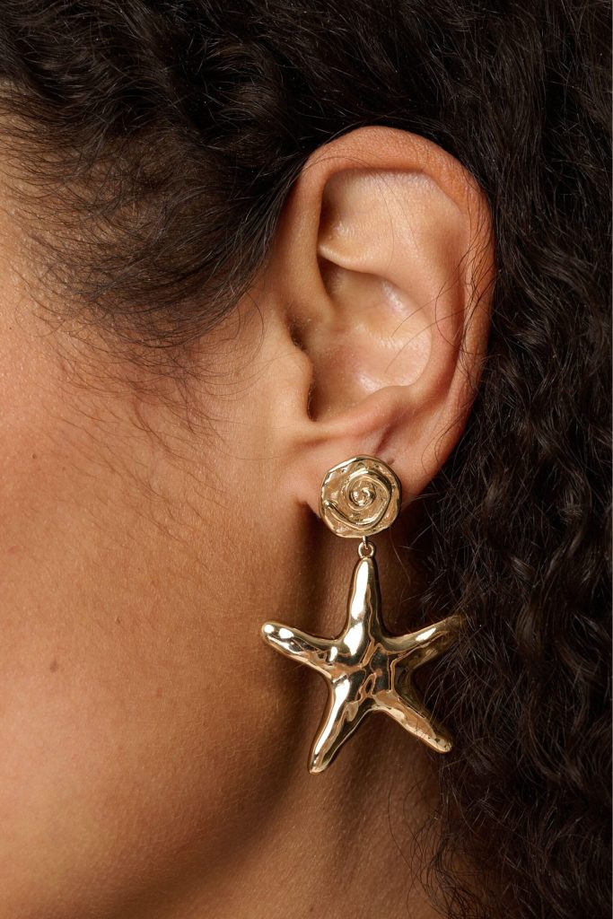 Starfish Drop Earrings