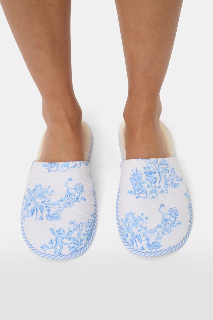 Sherwood Forest Monkey Quilted Slipper