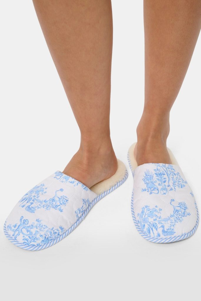 Sherwood Forest Monkey Quilted Slipper
