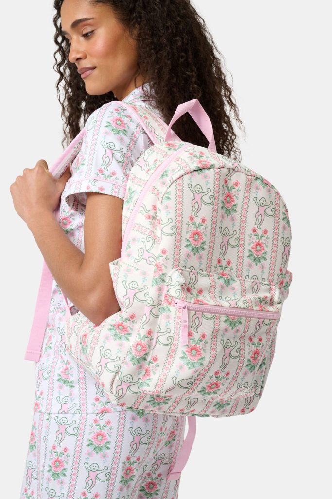 Monkey Block Stripe Backpack