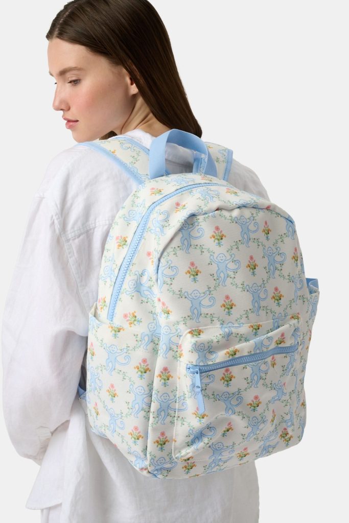 Floral Monkey Trellis Backpack