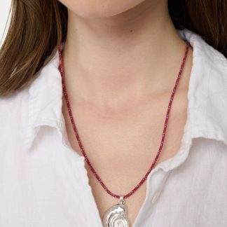 Swirl Cord Necklace