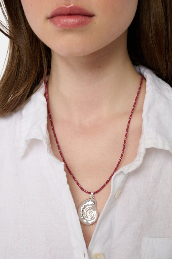 Swirl Cord Necklace
