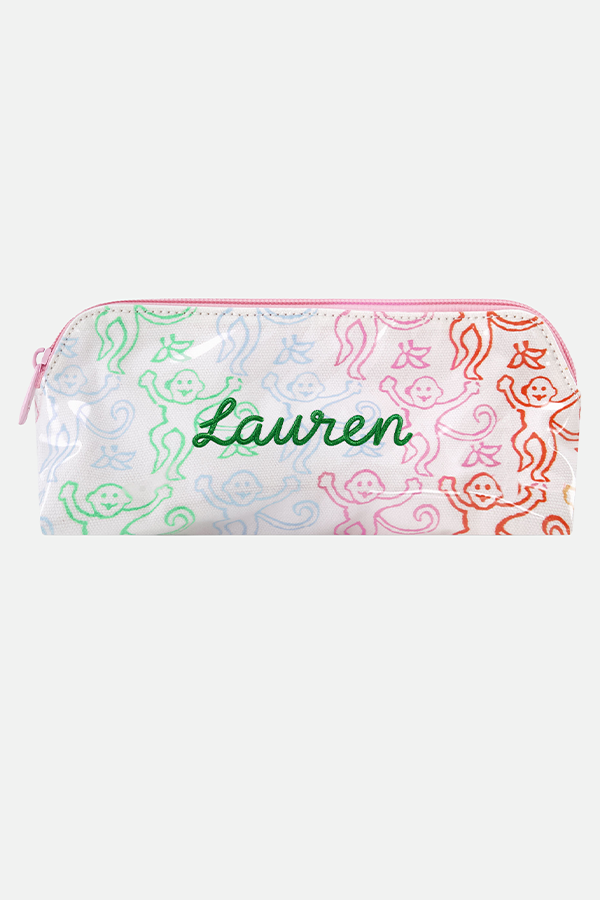 Disco Monkey Makeup Bag