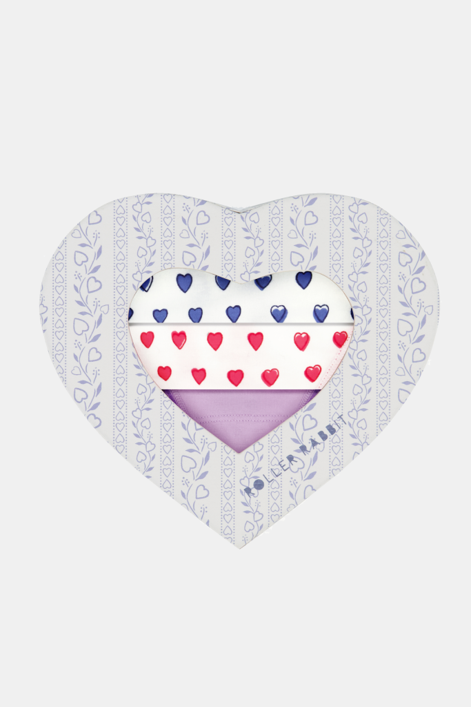 Hearts Lace Thong 3 Pack