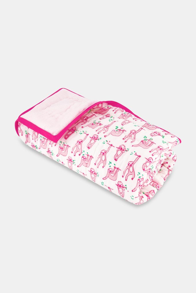Sleepy Sloth Baby Quilt