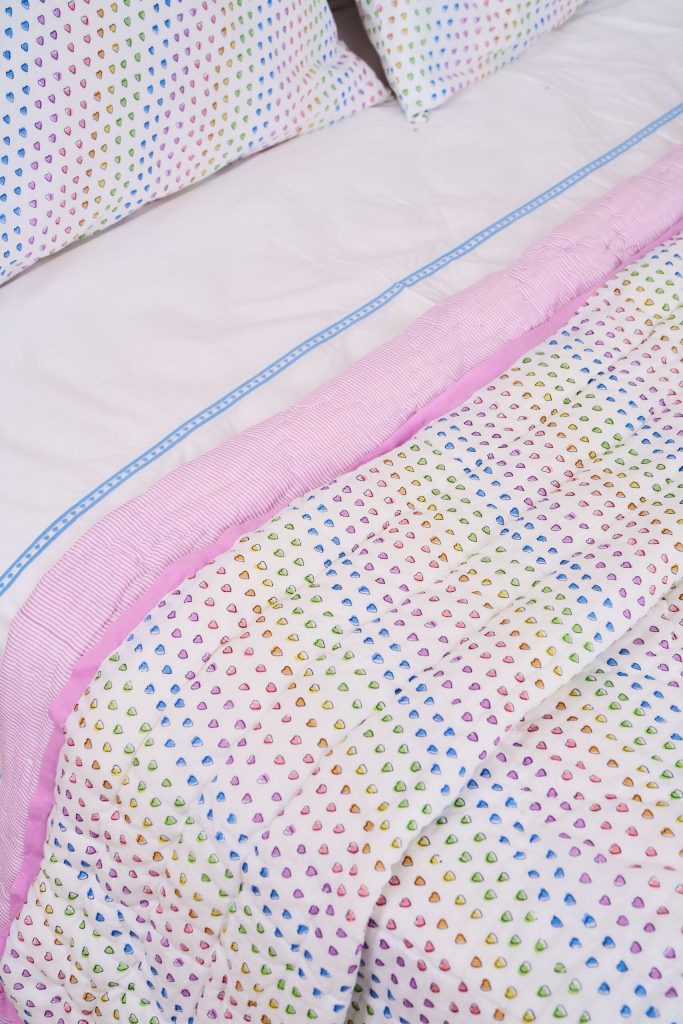 Disco Hearts Quilt