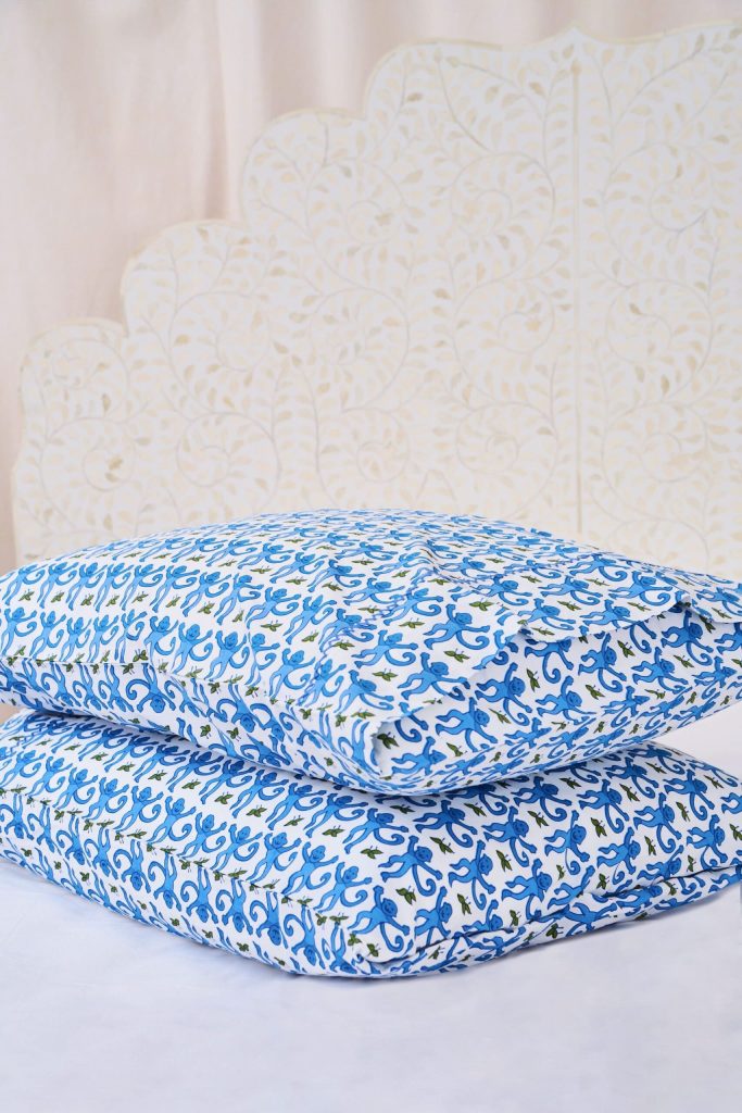 Monkey Pillowcase Set