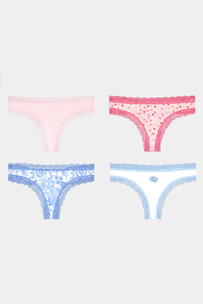 Pastel Core Thong 4 Pack