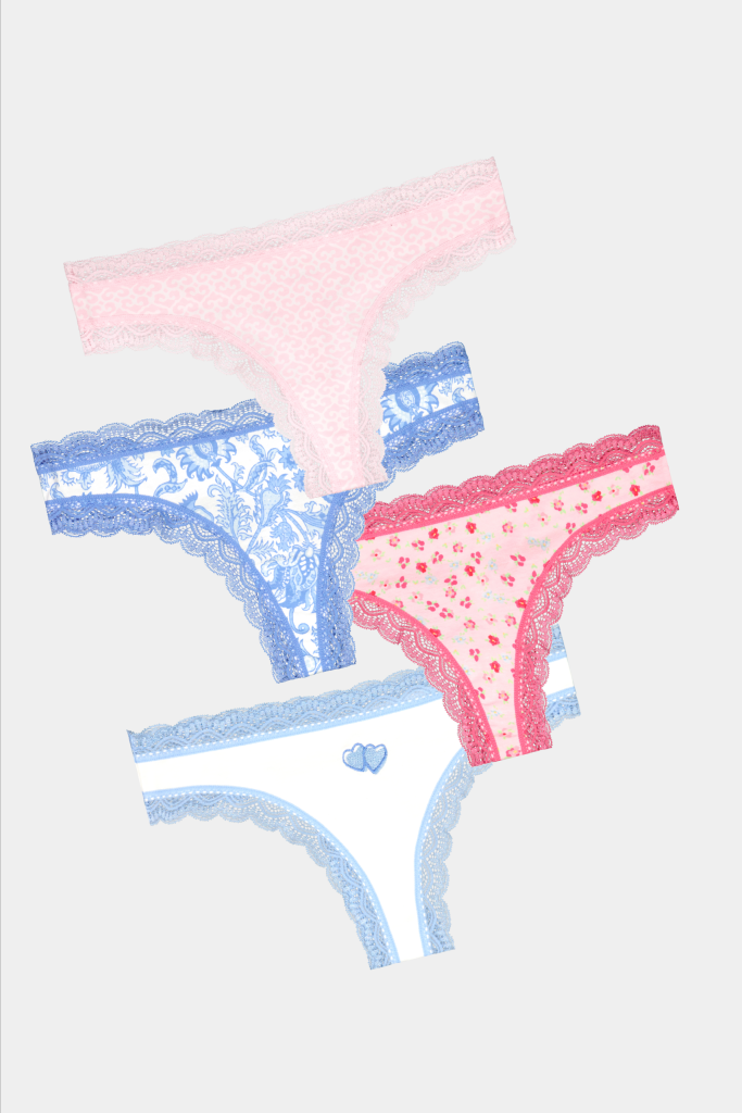 Pastel Core Thong 4 Pack