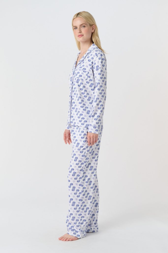 Moby Long Sleeve Polo Pajamas