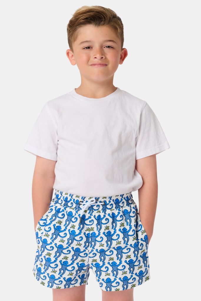 Boys Monkey Swim Trunks