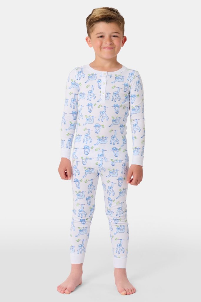Kids Sleepy Sloth Pajamas