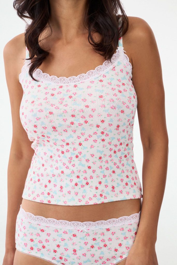 Bouquet Pointelle Carmine Cami