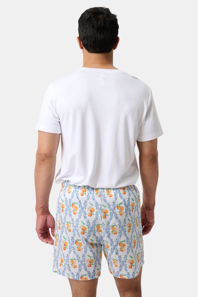 Mens Summer Club/Clementine Trellis Boxer Set