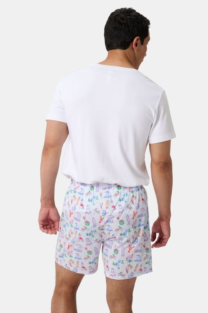 Mens Summer Club/Clementine Trellis Boxer Set