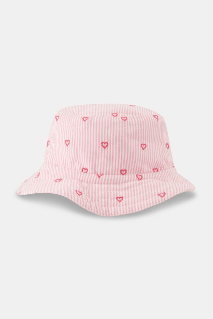 Kids Mini Hearts Bucket Hat