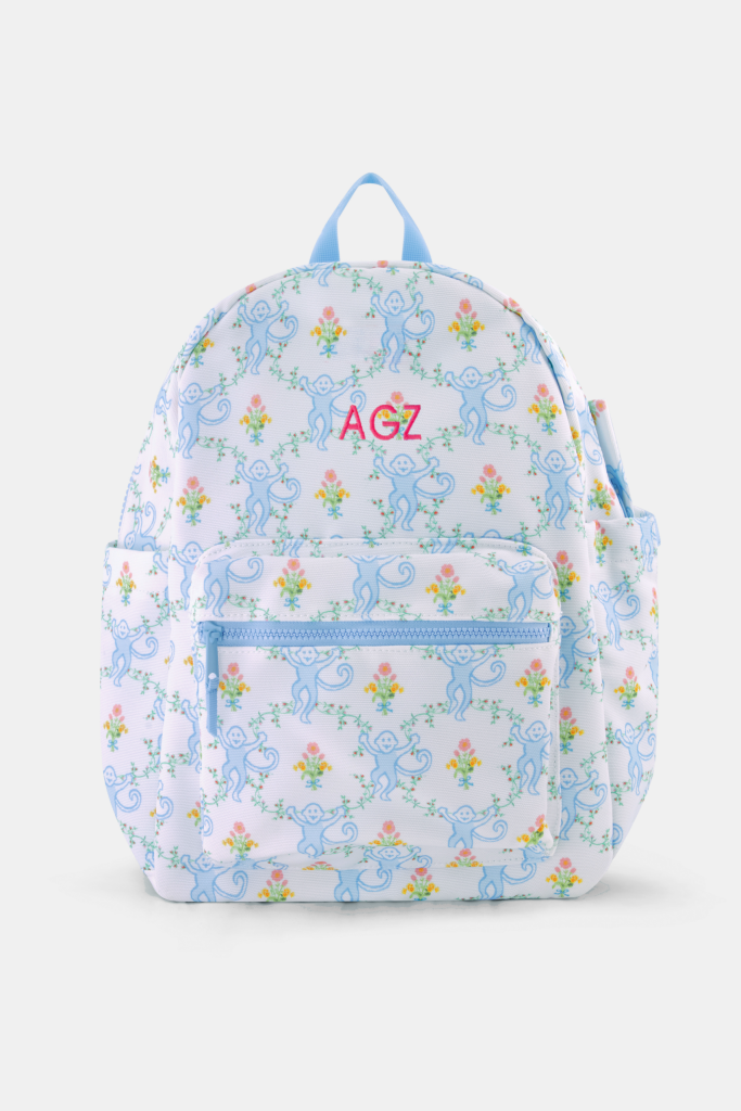 Floral Monkey Trellis Backpack