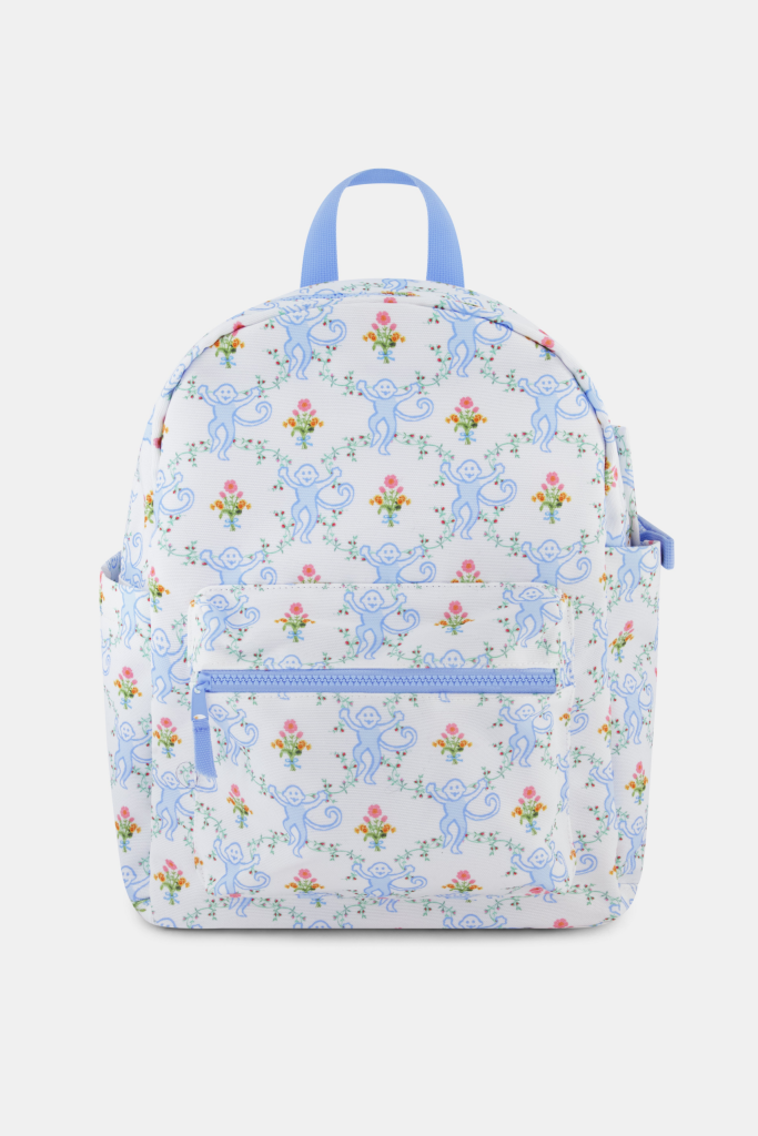 Floral Monkey Trellis Backpack