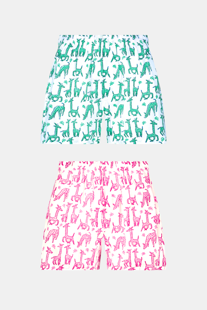 Mens Gigi Giraffe Boxer Set