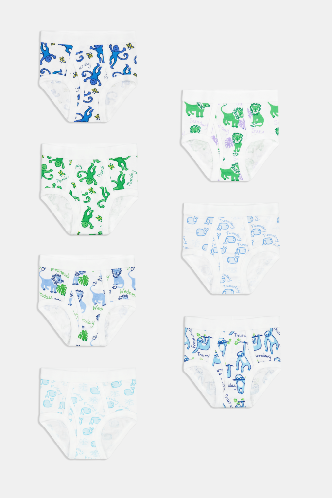 Boys Days of the Week Underwear Pack