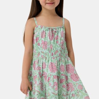 Kids Camellia Block Karla Dress
