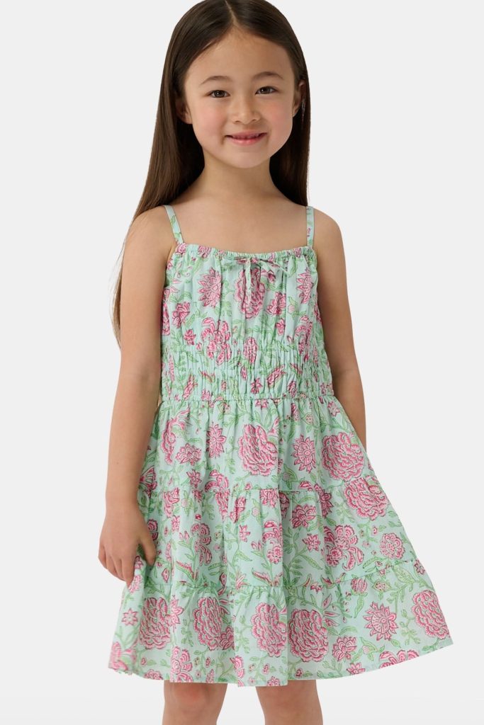 Kids Camellia Block Karla Dress