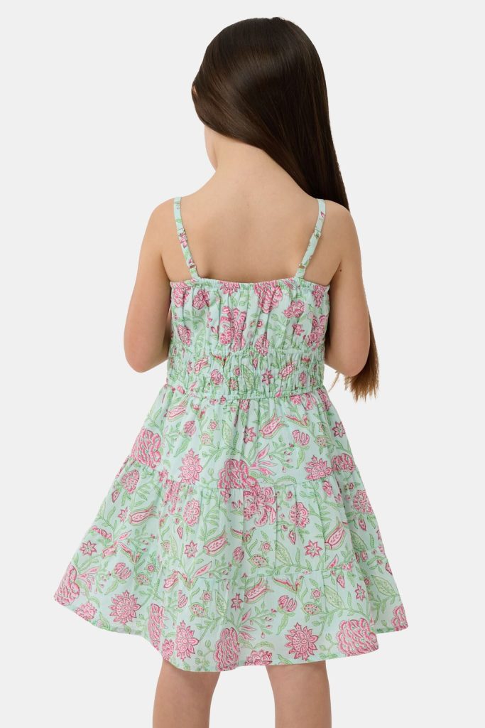 Kids Camellia Block Karla Dress