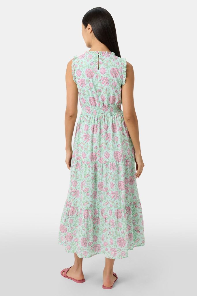 Camellia Block Milani Dress