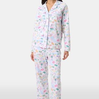 Camp Long Sleeve Polo Pajamas