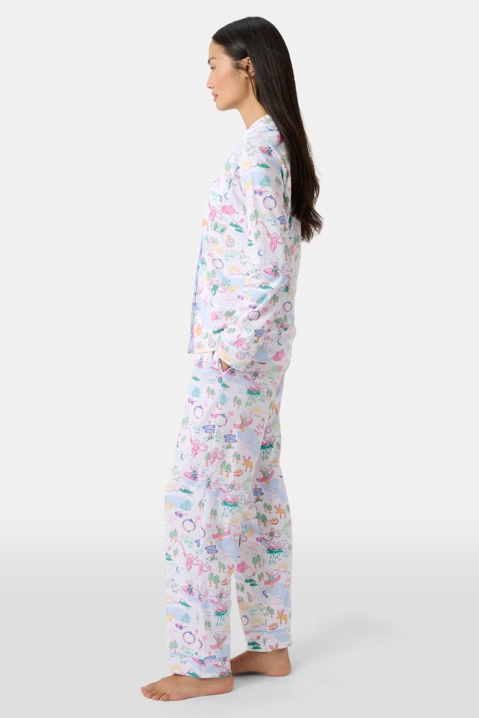 Camp Long Sleeve Polo Pajamas