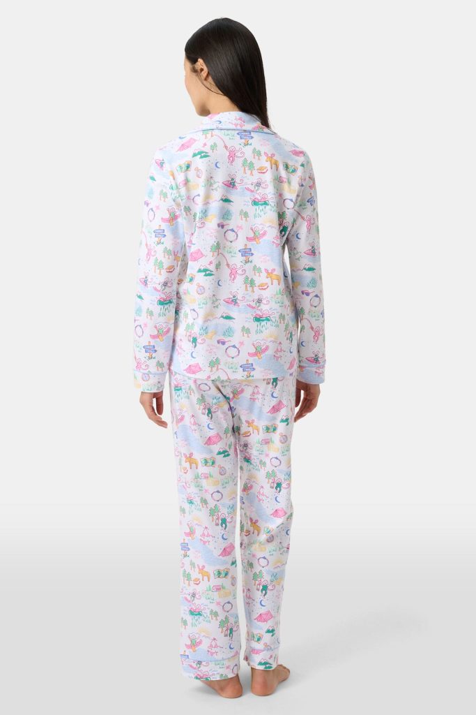 Camp Long Sleeve Polo Pajamas
