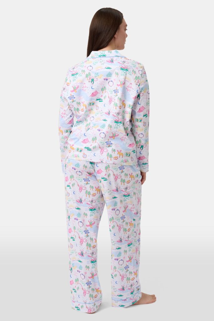 Camp Long Sleeve Polo Pajamas