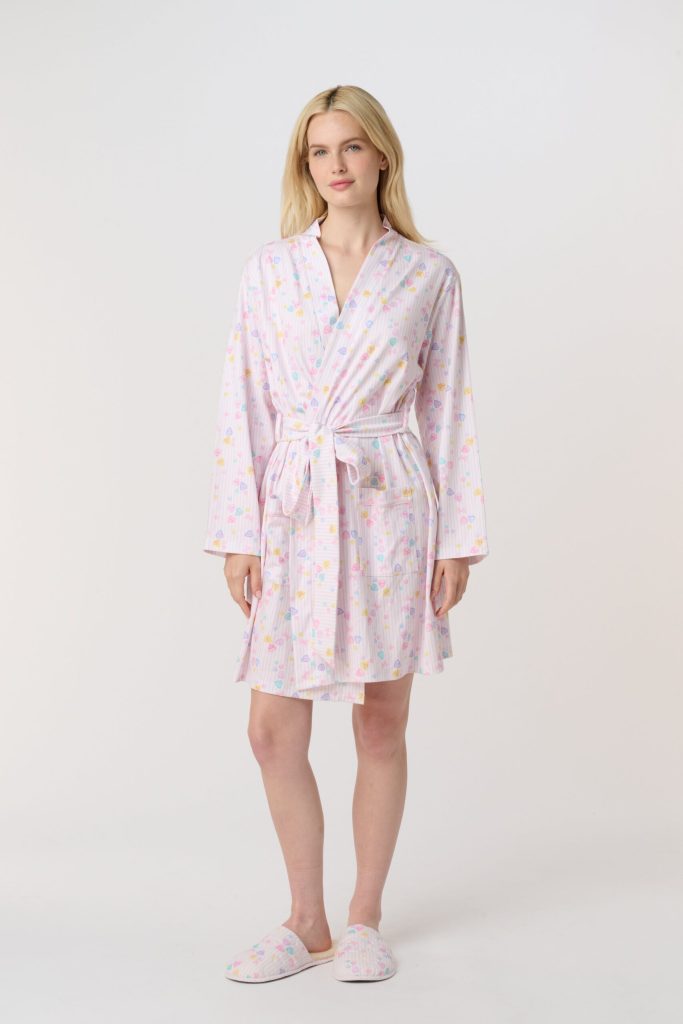 Candy Heart Stripe Blake Robe
