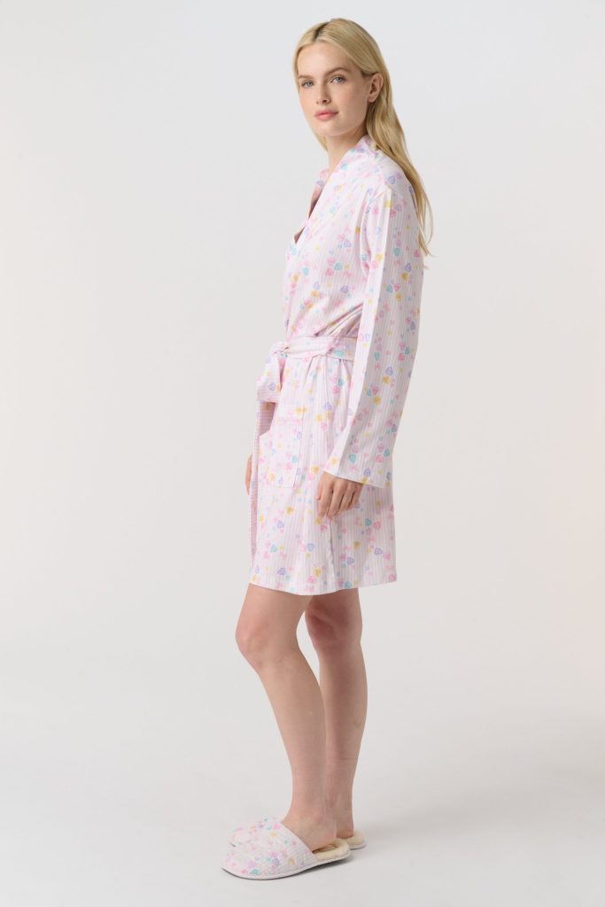 Candy Heart Stripe Blake Robe