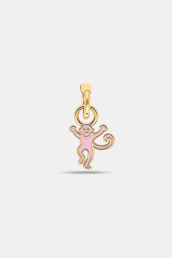 Enamel Monkey Charm