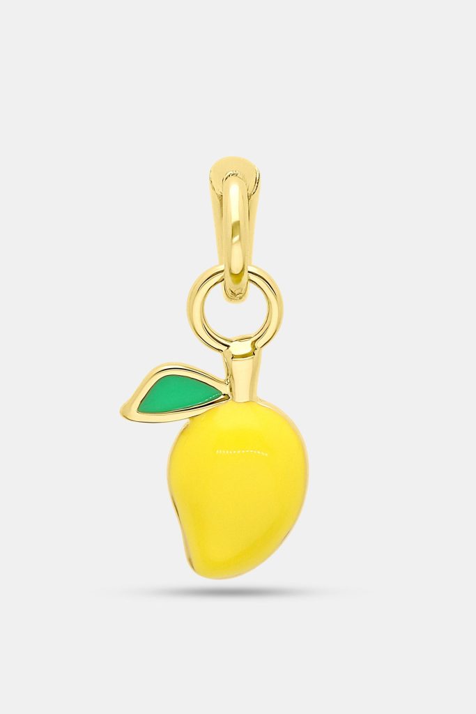 Enamel Lemon Charm