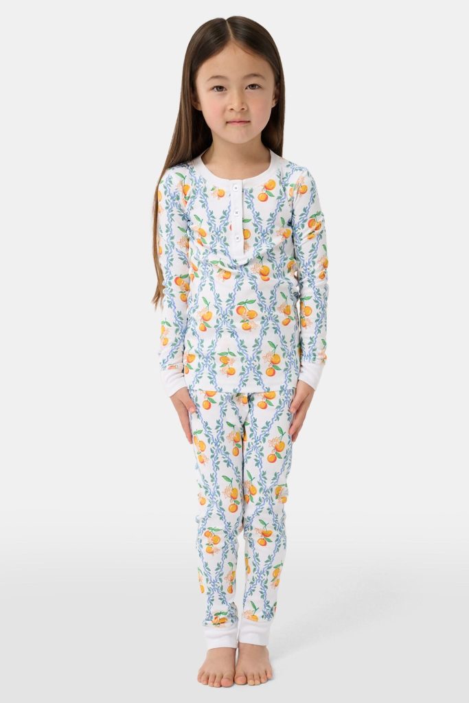 Kids Clementine Trellis Pajamas
