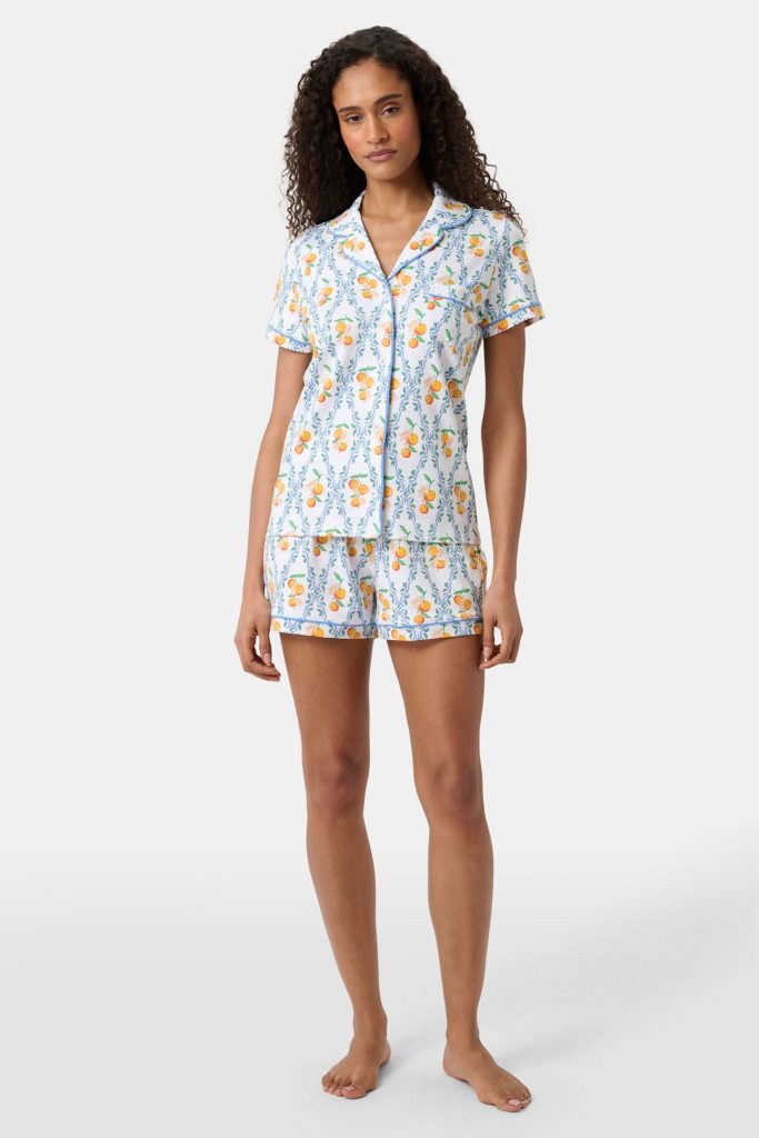 Clementine Trellis Polo Pajamas